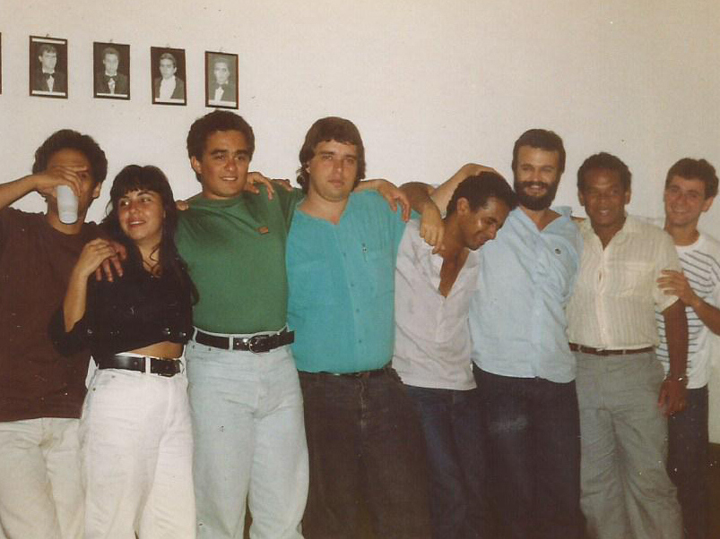 Kossador, Paulão, Hiena, Tonim, Fafá e Halley.